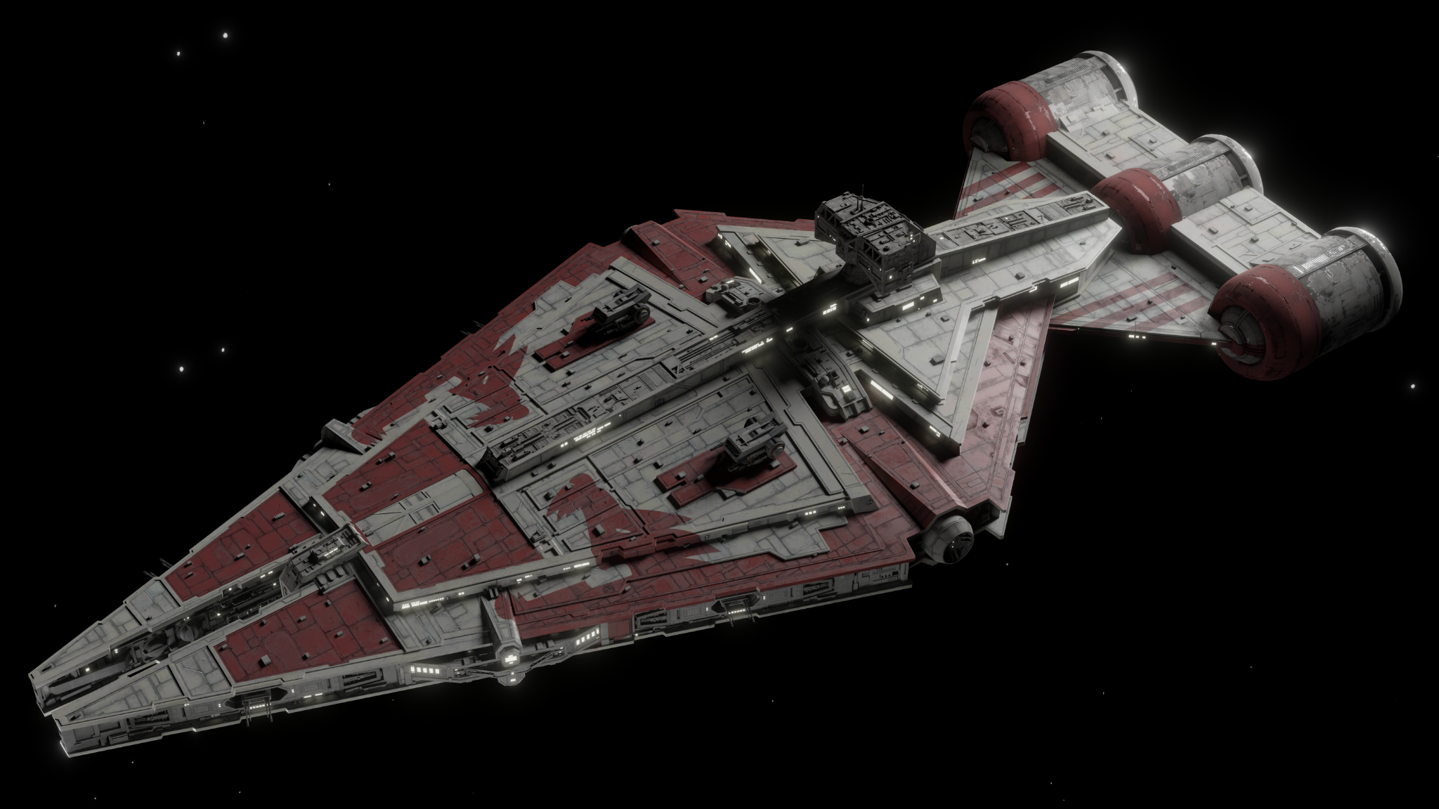 RLC Ravager ship render
